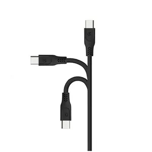 USB TYPE-C 3.1A CABLE BLACK SOMOSTEL 3100mAh QUICK CHARGER QC 3.0 2M POWERLINE SMS-BT02