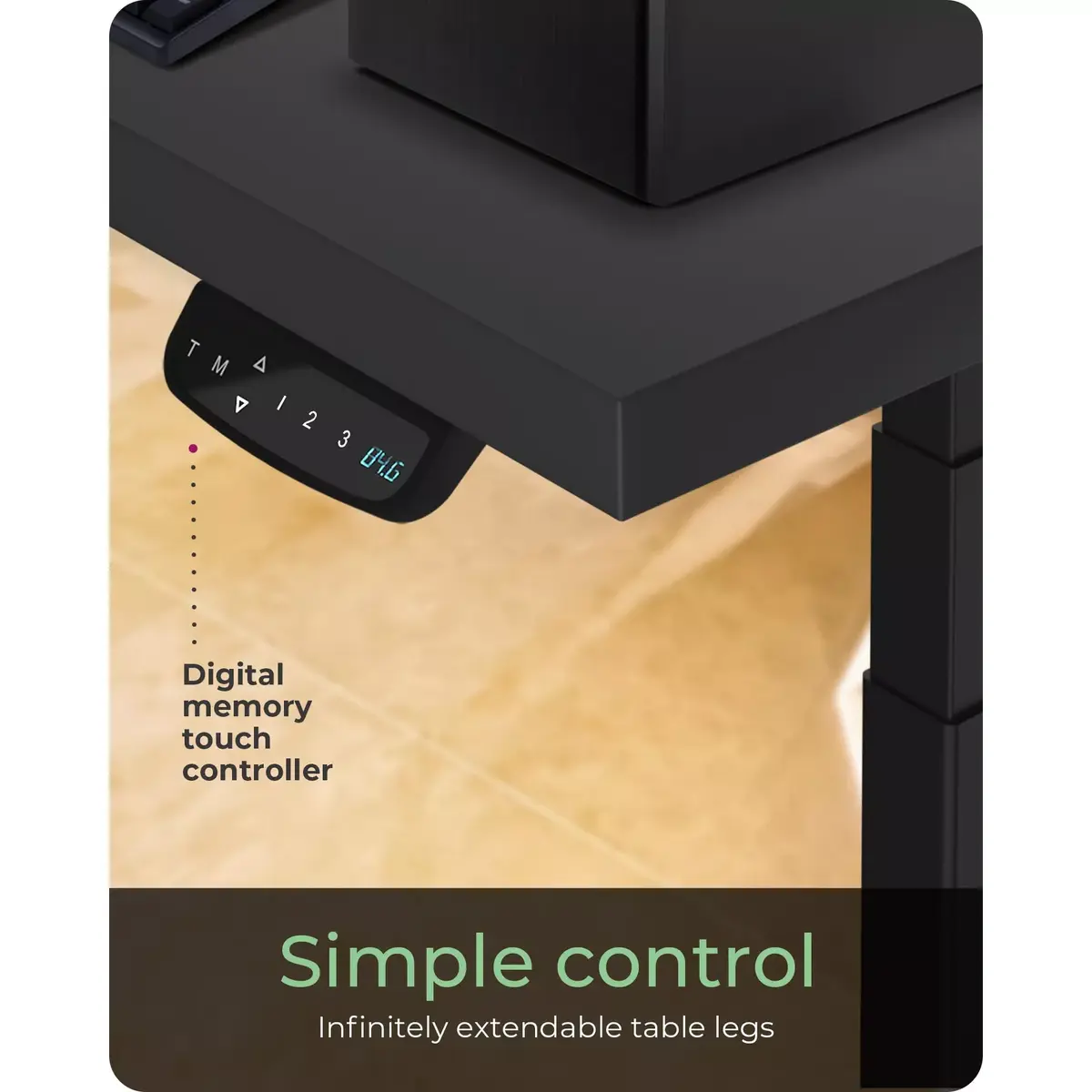 Электрический стол ICY BOX IB-EW205B-T Photo 6