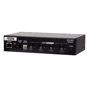 Power distribution unit ATEN PE4104G 1U 4x C13 outlets C14 input 3 m cable 100–240V 10A black