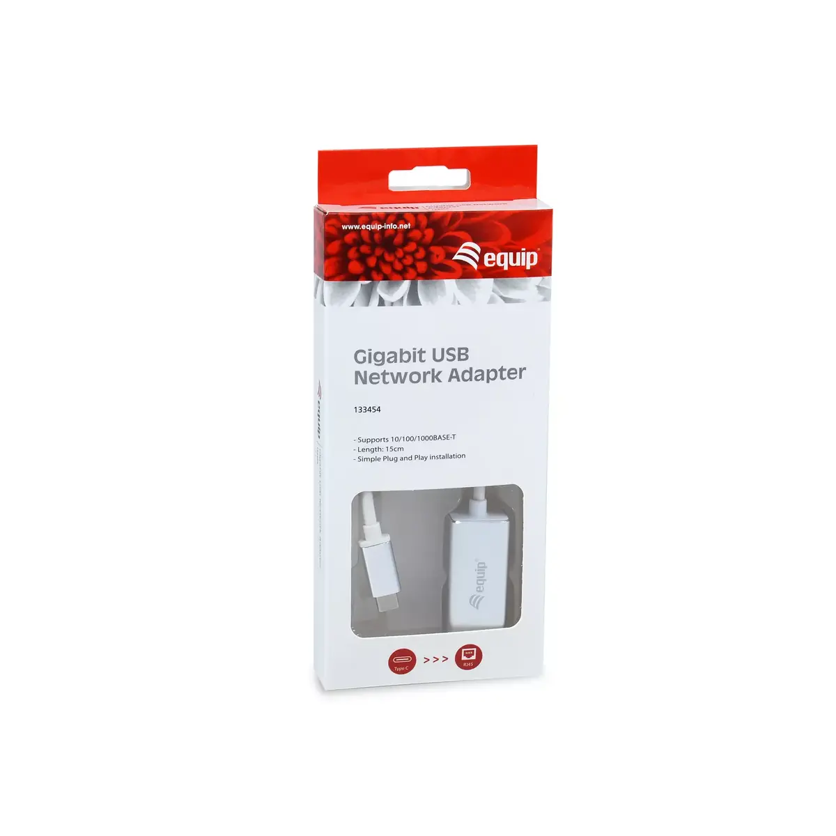 Адаптер USB Type C на RJ45 Gigabit Equip Photo 3