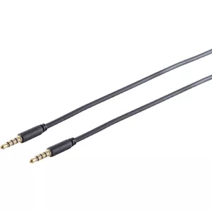 Audio kabelis ShiverPeaks 33980-S 3,5 mm super plāns, garums 1,5 m