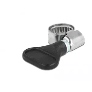 Butterfly Clamp DeLOCK 400 SS 8 - 12 mm 5 pieces black