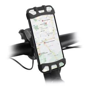 Holder for mobile phone SBS TEERIDEHOLD360 — passive clamp mount for bicycle and scooter, black