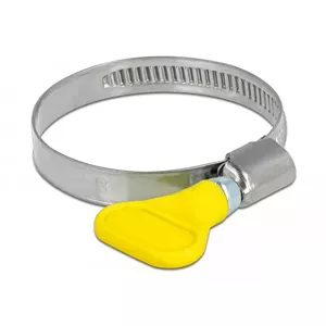 Butterfly Clamp DeLOCK 400 SS 32 - 50 mm 5 pieces yellow