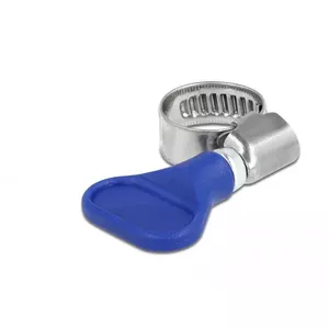 Butterfly Clamp DeLOCK 400 SS 10 - 16 mm 5 pieces blue