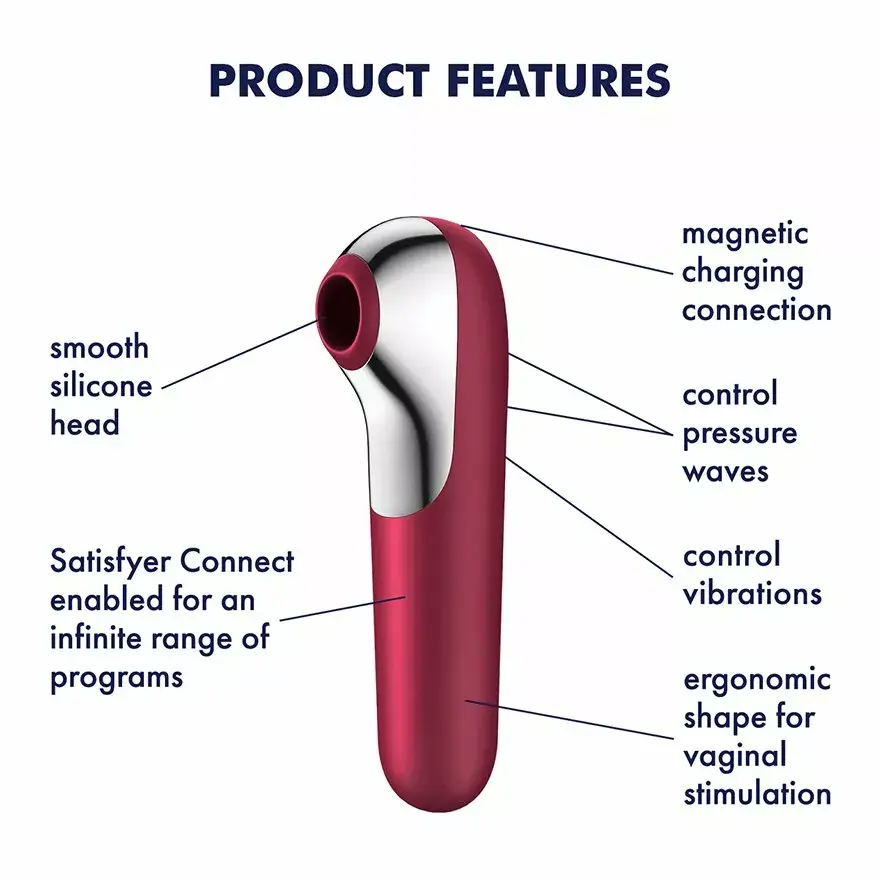 Vibrator Satisfyer Dual Love — silicone, 179.5 mm Photo 6