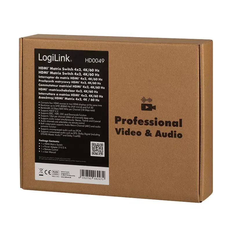 AV matrix switcher LogiLink HD0049 Photo 9