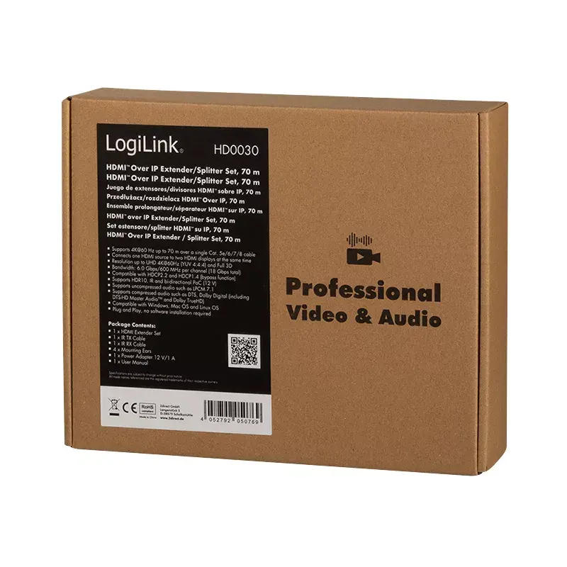 AV raidītājs un uztvērējs LogiLink HD0030 Photo 9