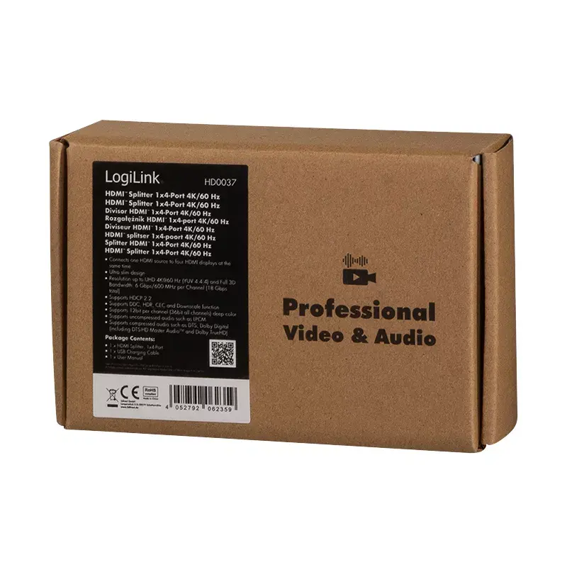 Video sadalītājs HDMI LogiLink HD0037 Photo 9