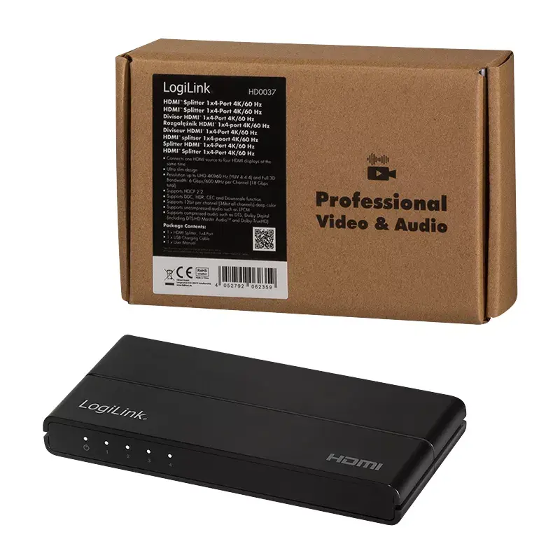 Video sadalītājs HDMI LogiLink HD0037 Photo 10