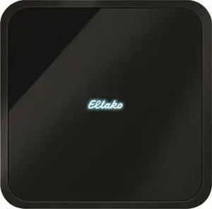 Smart home central unit Eltako Safe 5 — black, LAN and WLAN connectivity