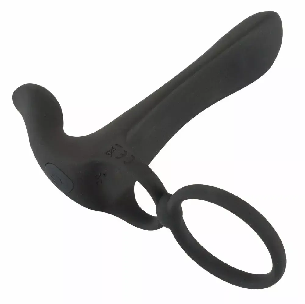 Парный вибратор Black Velvets 14 см, силикон, перезаряжаемый Photo 2