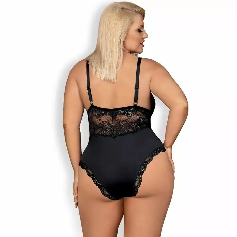 Teddy Obsessive D-221610 — black lace body 2XL/3XL Photo 2