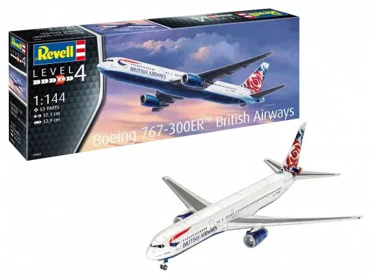 REVELL Boeing 767-300ER model kit 1:144 Photo 2