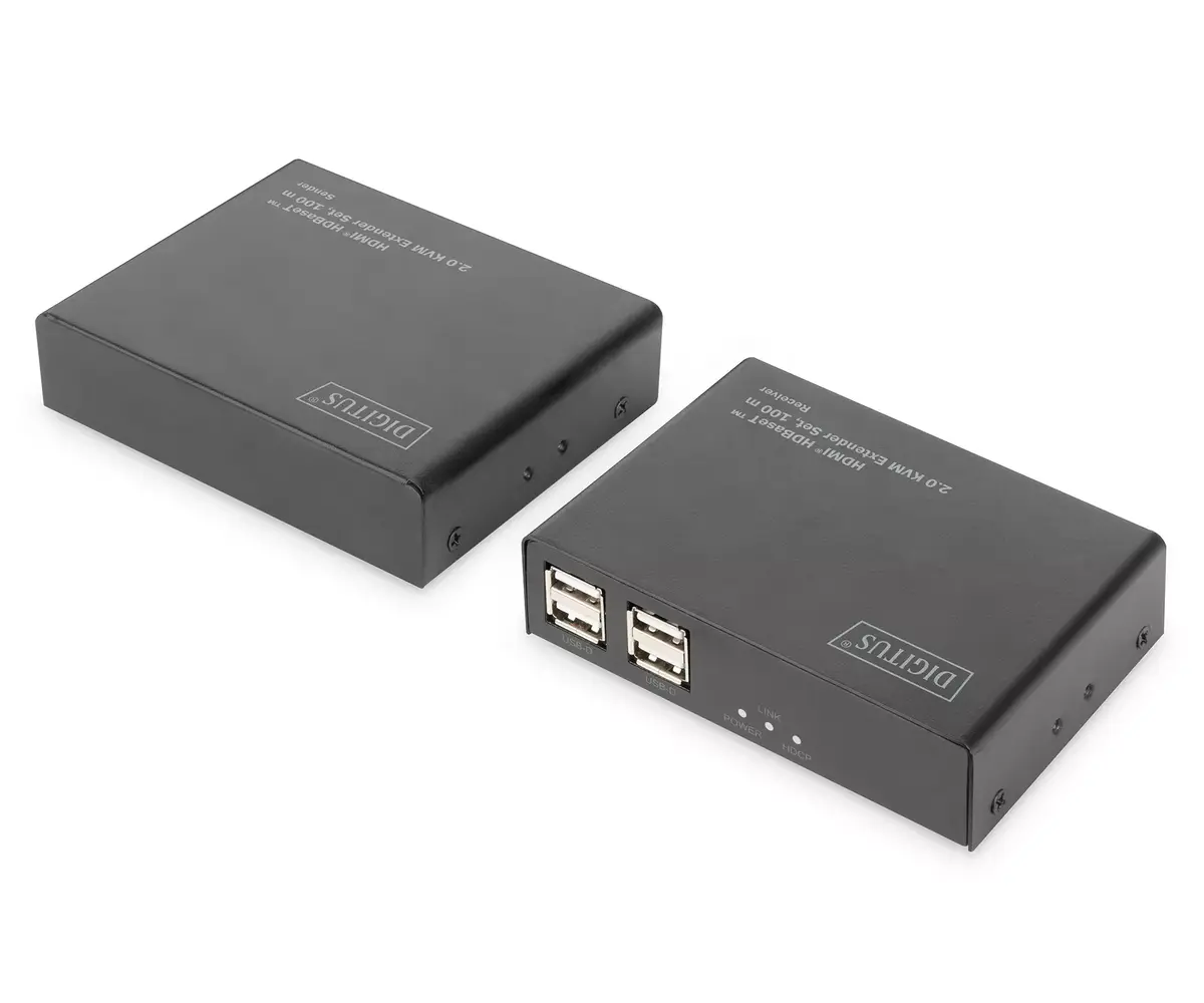KVM pagarinātājs Digitus 4K HDMI HDBaseT 2.0 Photo 2