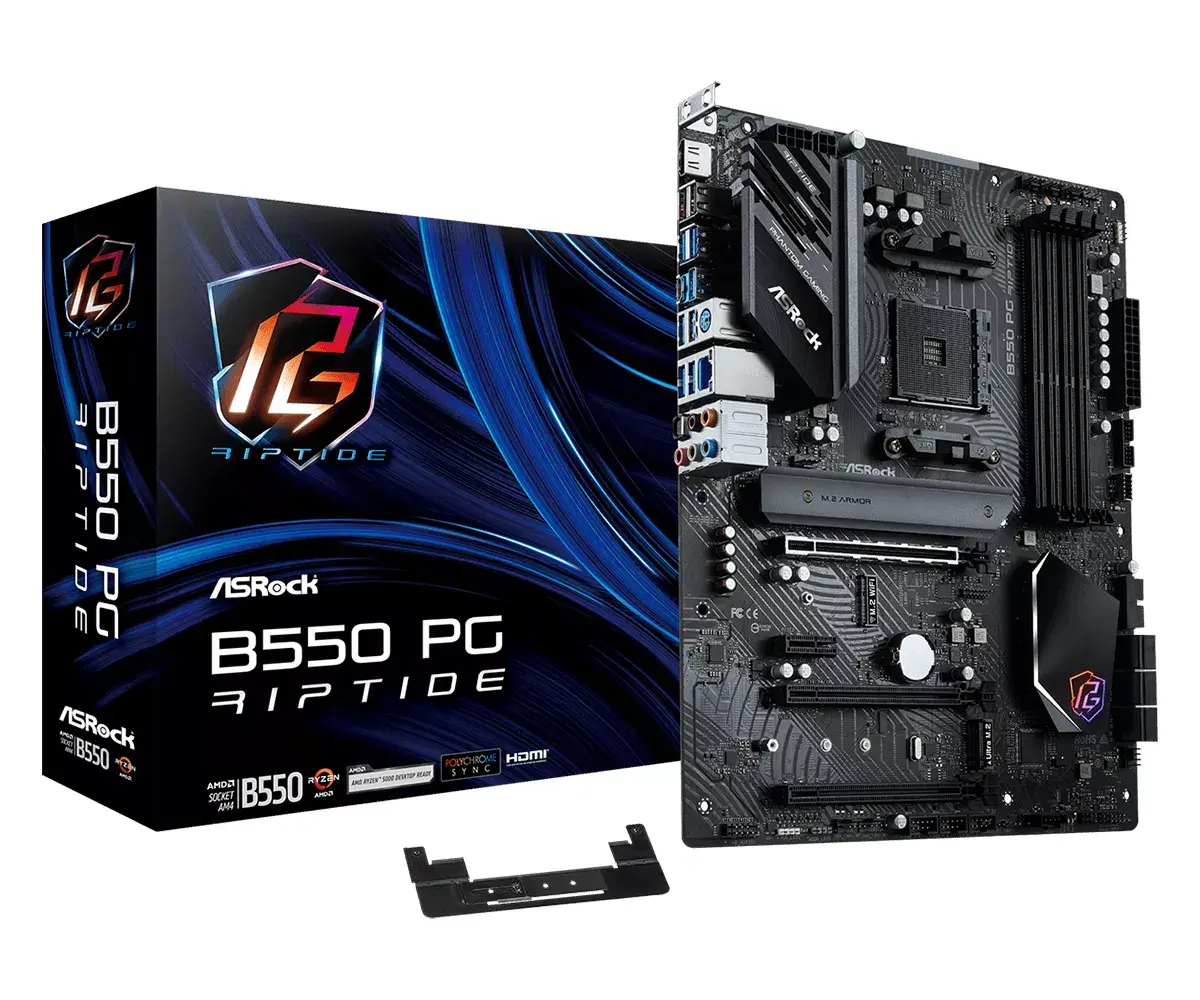 ASRock B550 PG Riptide ATX Motherboard Photo 2