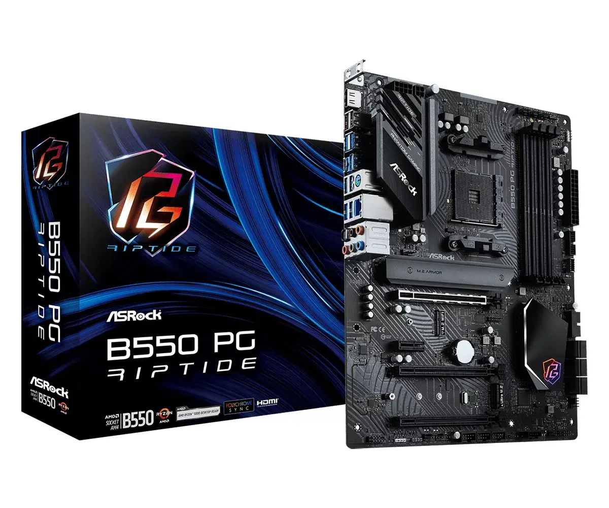 ASRock B550 PG Riptide ATX Motherboard Photo 3