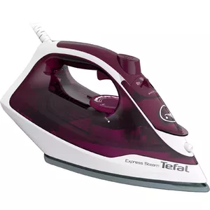 Tefal Express Steam FV2835E0 iron Dry & Steam iron Cerilium soleplate 2400 W Purple, White