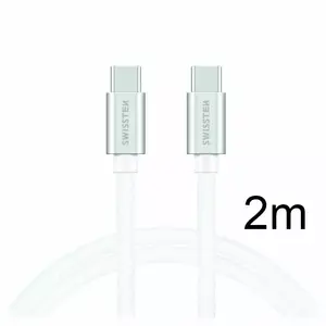 Кабель USB-C на USB-C SWISSTEN 71528202 — 2 м, Quick Charge 3.0