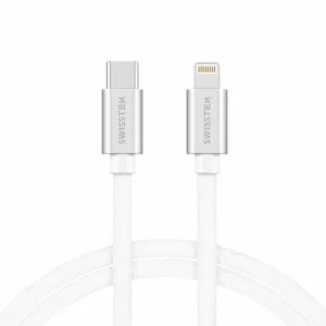 Кабель USB-C — Lightning SWISSTEN 71529202, 2 м, Quick Charge 3.1