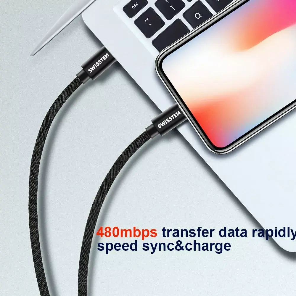 SWISSTEN USB-C uz Lightning kabelis 71529202 Photo 4