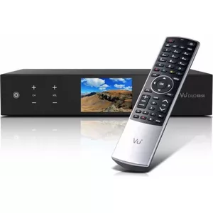 VU+Duo 4K SE BT FBC Twin PVR 2xS2X melns - 2xDVB-S2X FBC Twin Tuner PVR BT