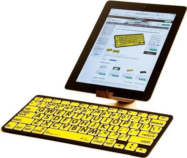 Klavieture Logickeyboard LKB-LPBY-BTON-DE Medical Bluetooth QWERTZ