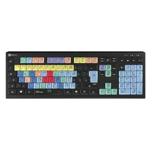 Keyboard Logickeyboard LKB-CBASE-A2PC-DE Universal USB QWERTZ German Black