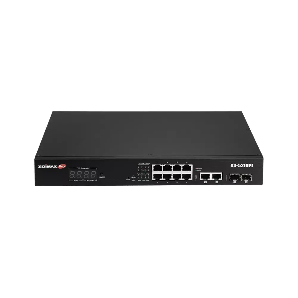 Управляемый коммутатор Edimax GS-5210PL Photo 2