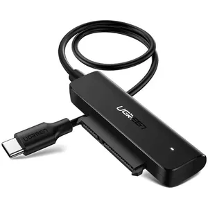 UGREEN USB-C 3.0 uz 2,5 collu SATA pārveidotājs 50 cm (melns)