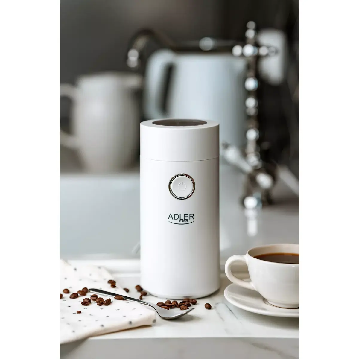 Жерновая кофемолка Adler AD 4446WS Photo 4