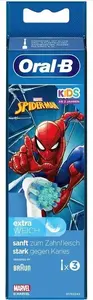 Replacement Toothbrush Head BRAUN 404330 compatible with Braun electric toothbrush, Spiderman design