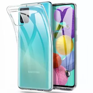Силиконовый чехол для смартфона Mocco для Samsung Galaxy A22 4G — прозрачный, 1 мм