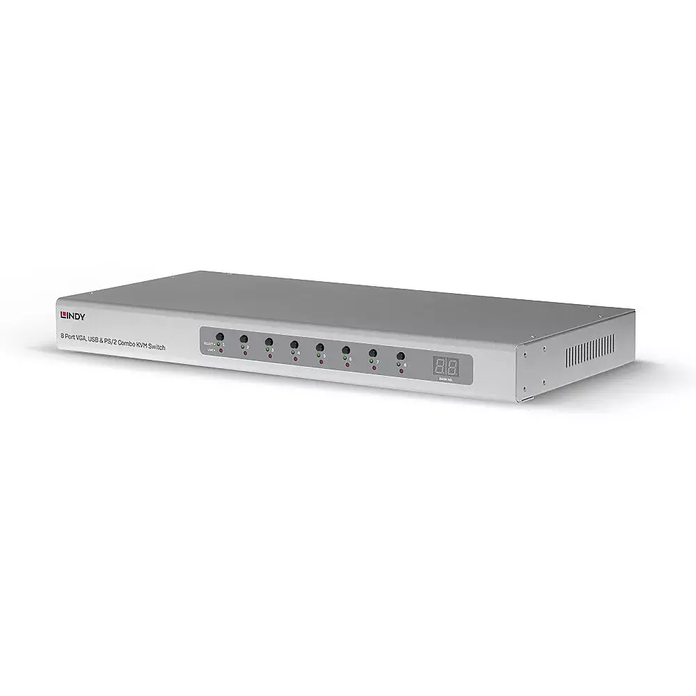 KVM slēdzis Lindy 8 Port VGA un USB Combo Photo 2