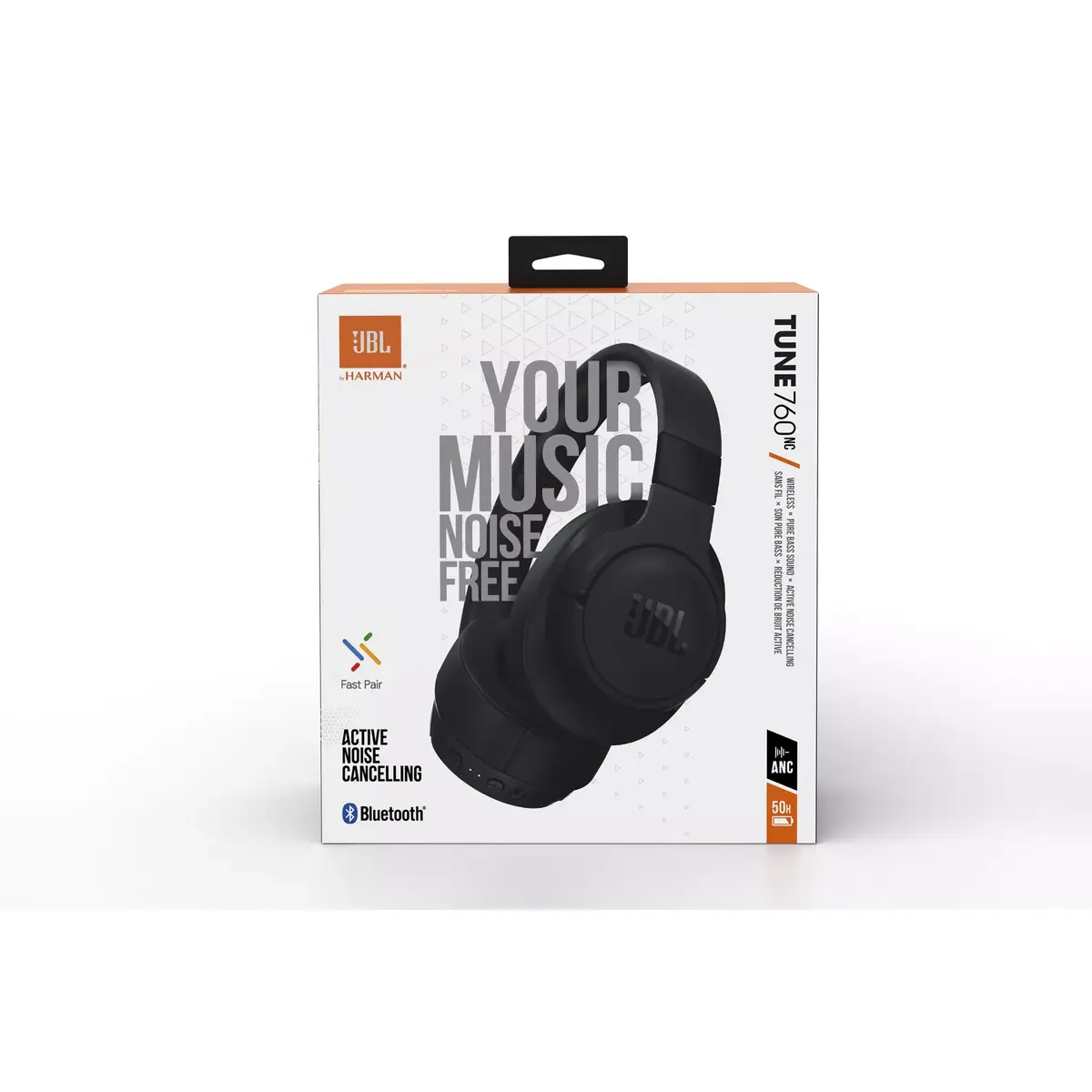 Austiņas JBL Tune 760 NC BLACK Photo 8