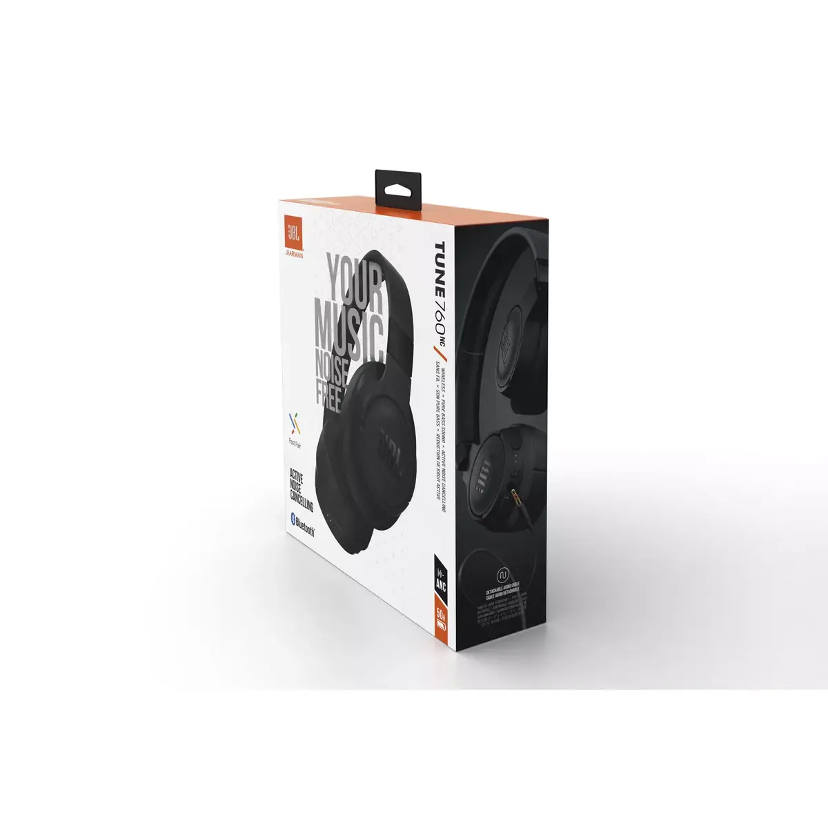 Austiņas JBL Tune 760 NC BLACK Photo 9