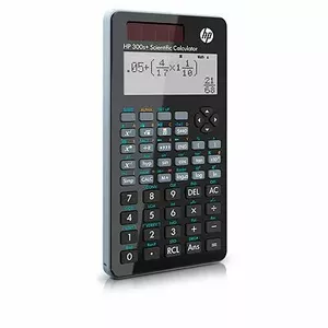 HP 300s+ calculator Pocket Scientific Black