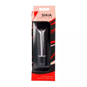 Vibrators LIPS STYLE Silikons Melns un Sarkans