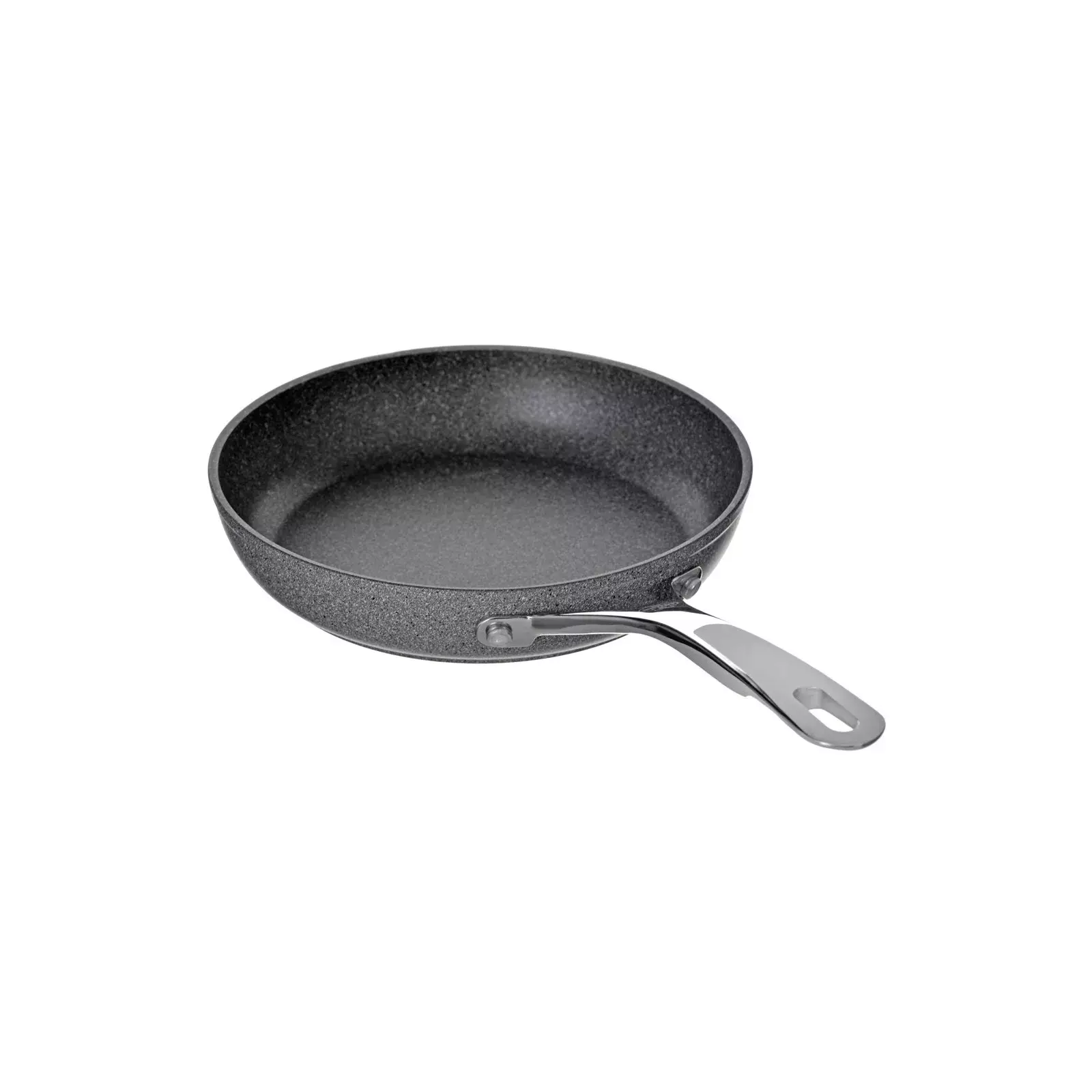 Ballarini Frying Pan with Non-Stick Coating, Induction Suitable, 28 cm, Aluminium, Torino Granitium,Gray