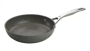 Frying pan Ballarini Salina Granitium 24 cm, graphite, 5 mm bottom, stainless steel handle, non-stick granite coating