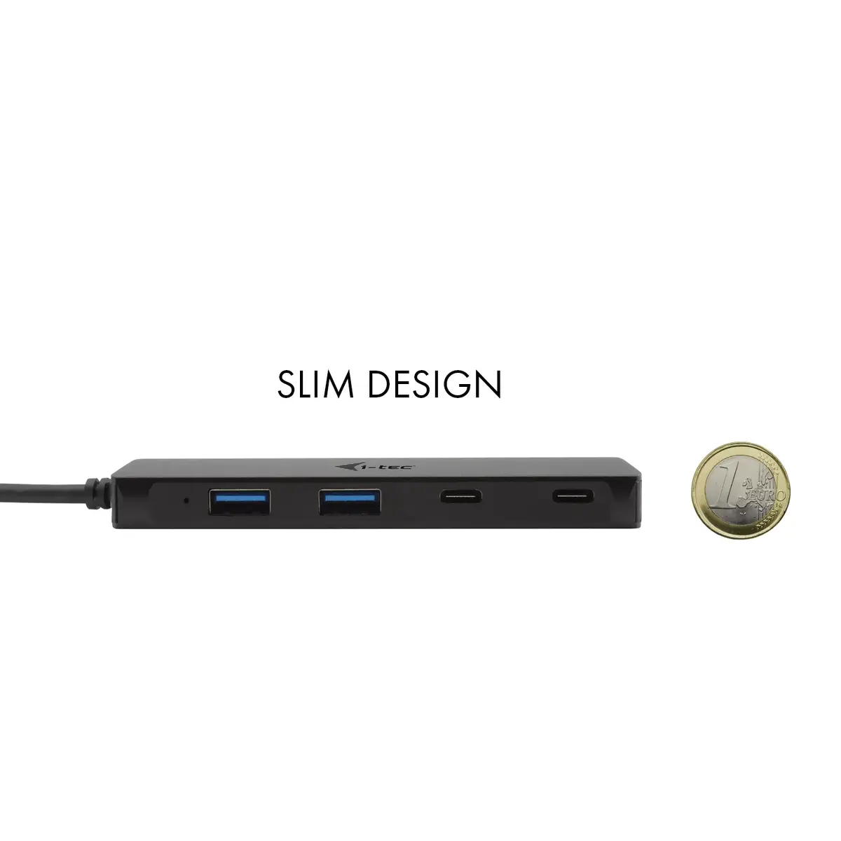 USB-C Хаб i-tec Metal 2x USB 3.0 + 2x USB-C Photo 3