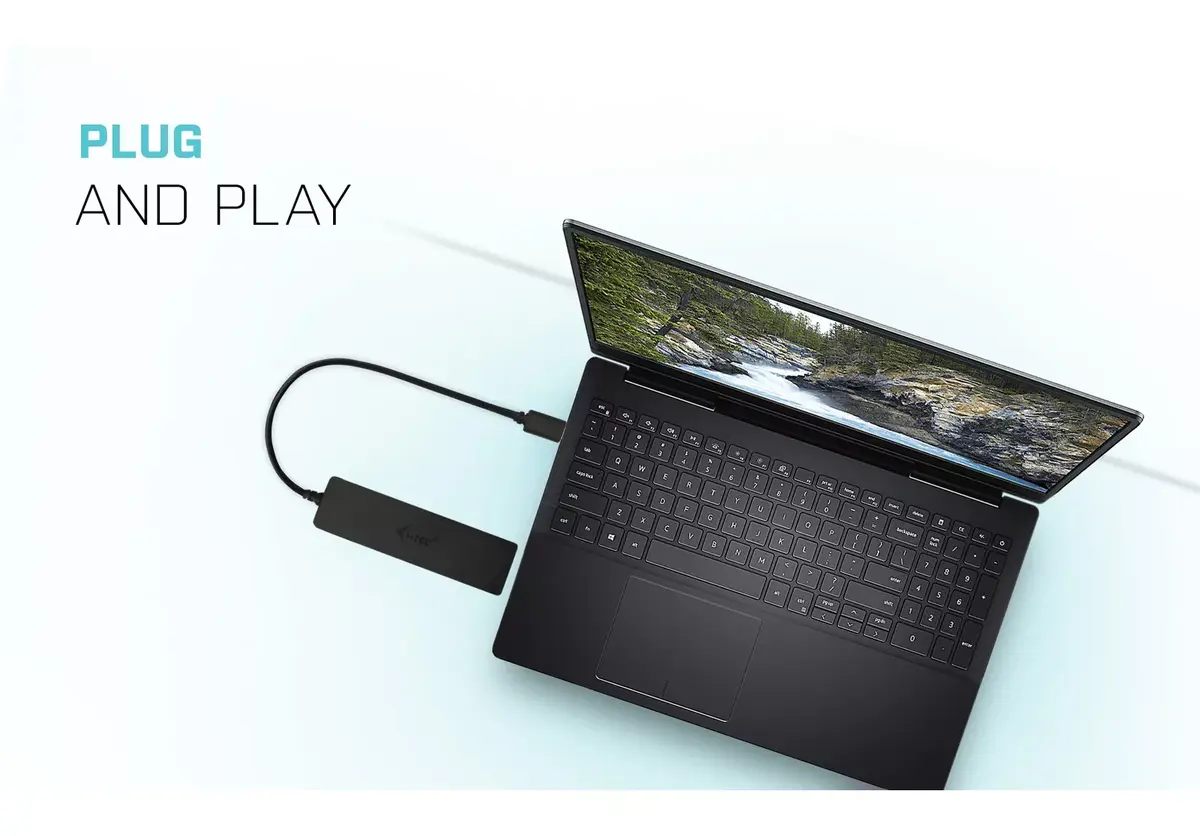 USB-C Хаб i-tec Metal 2x USB 3.0 + 2x USB-C Photo 11