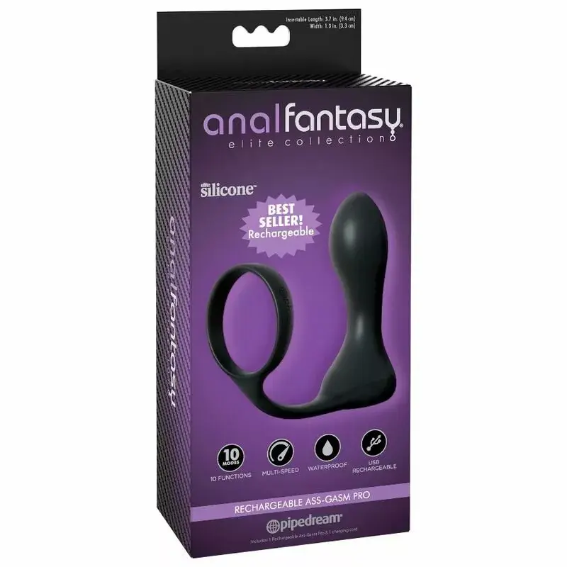 anal fantasy Ass‑Gasm Pro перезаряжаемый анальный стимулятор Photo 3