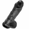 Реалистичный дилдо King Cock 10 дюймов - черный Photo 4