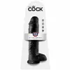 King Cock Dildo with Balls 28 cm Black Photo 2