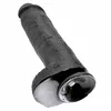 King Cock Dildo with Balls 28 cm Black Photo 3