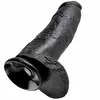 King Cock 12 collu reālistisks dildo - melns Photo 4