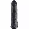 King Cock 12 collu reālistisks dildo - melns Photo 5