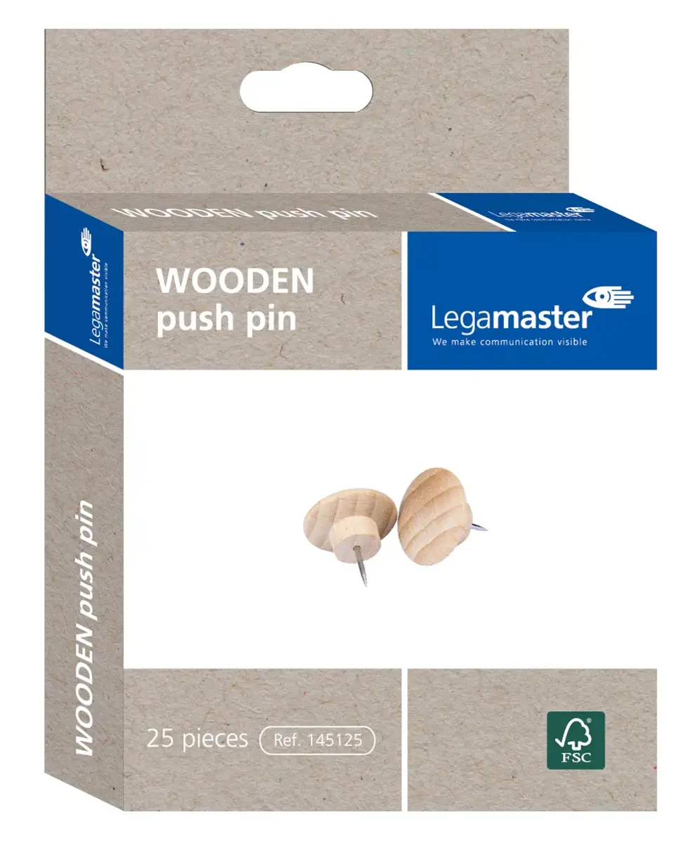 Push Pin Legamaster WOODEN 25pcs Photo 4