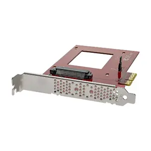 U.2 to PCIe Adapter StarTech PEX4SFF8639 — 2.5" U.2 (SFF-8639) to x4 PCIe 4.0